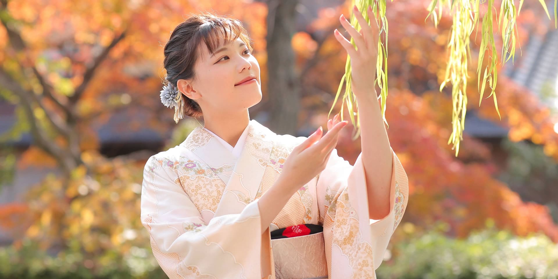 着物を着た女性