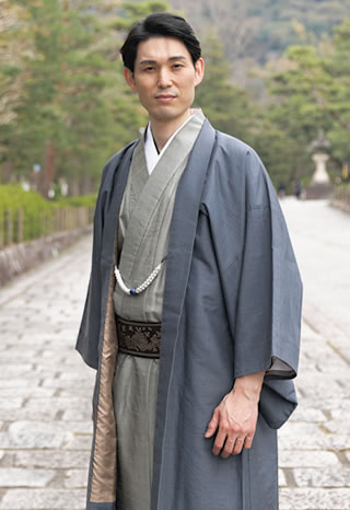 男性着物